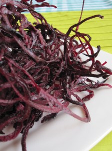 More like beetroot birds nest