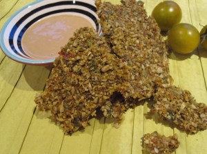 Sunflower and Pumpkin Seed Crackers