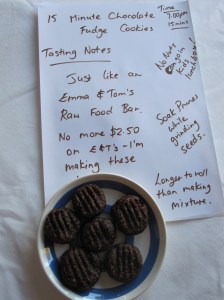 15 Minute Chocolate Fudge Cookies