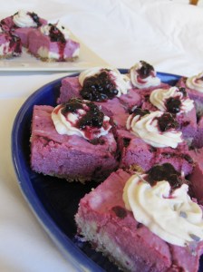 Lemon, Lavender and Blackberry Cheesecake
