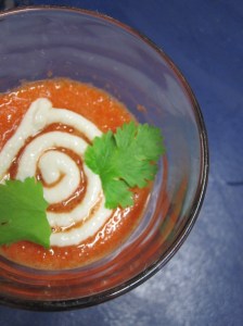 Carrot, Capsicum Soup