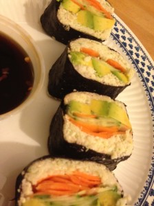 Nori Rolls with Dipping Sauce