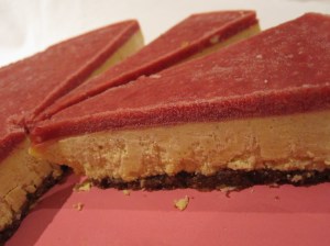 Mandarin and Pomegranate Cheesecake