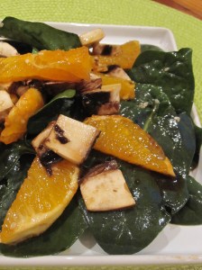 Asian Style Orange and Spinach Salad