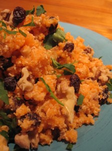 Carrot, Walnut and Sultana Cous Cous