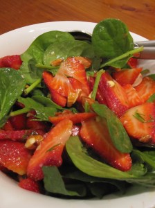Strawberry and Spinach Salad