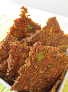 Sun-Dried Tomato Flaxseed Crackers