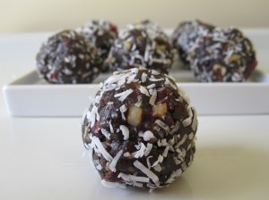 Chocolate - Cranberry Nut Balls