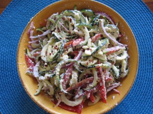 Zucchini Fettucine