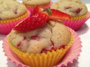 Strawberry Shortcake Muffins